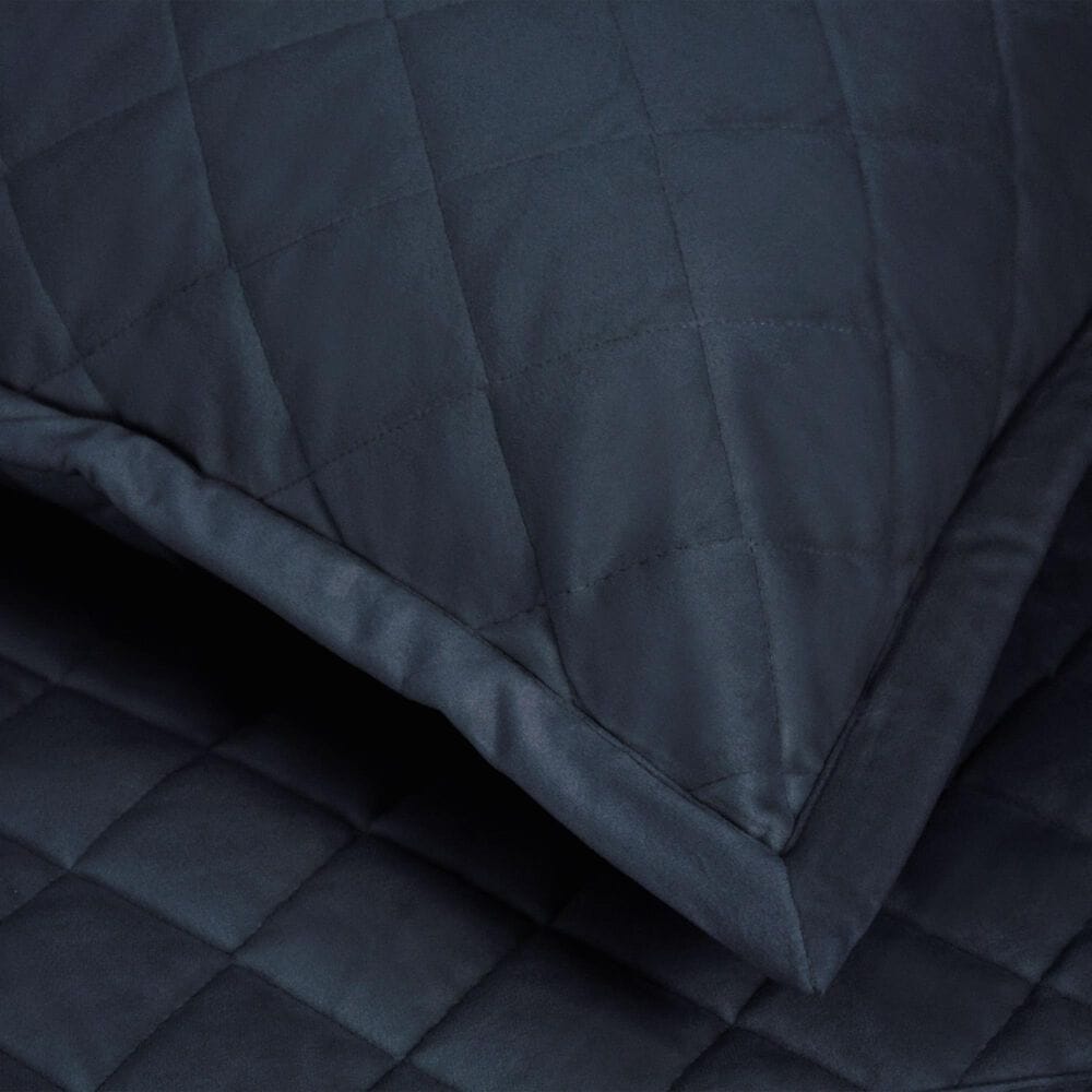 Ann Gish Art of Home 4-Piece King Velvet Coverlet Set in Blue, , large