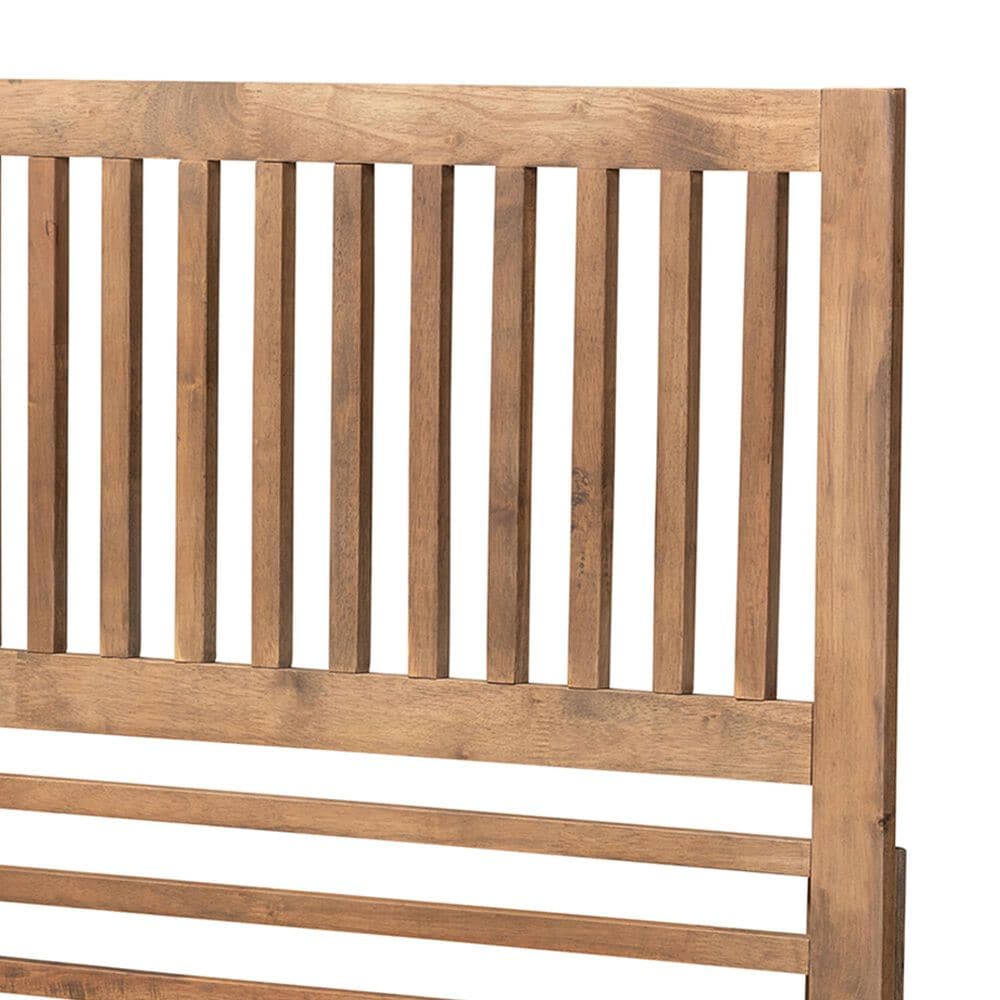 Baxton Studio Adler King Headboard in Ash Walnut, , large