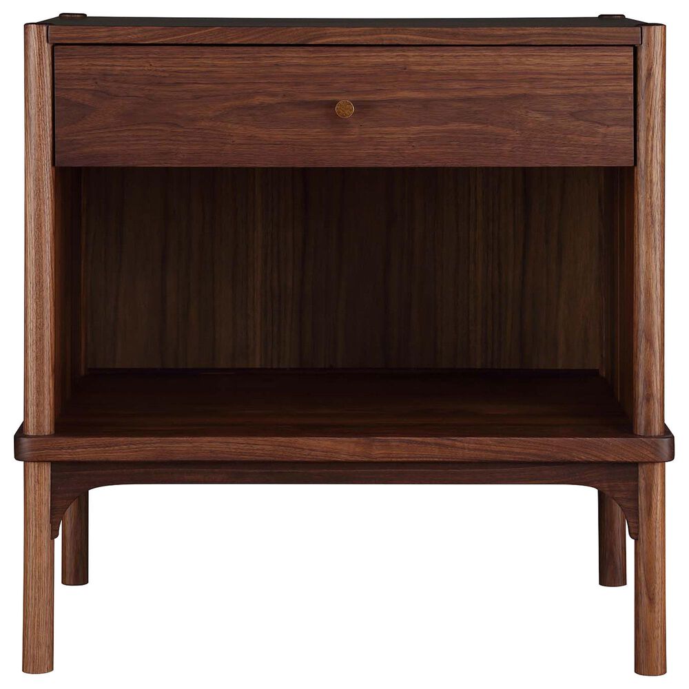 Stickley Furniture Walnut Grove 1-Drawer Nightstand in Walnut, , large