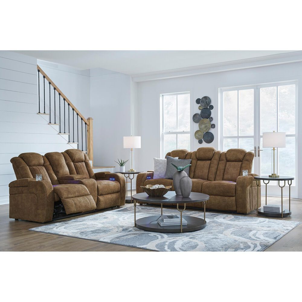 Ashley Wolfridge Power Reclining Loveseat in Brindle, , large