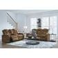 Ashley Wolfridge Power Reclining Loveseat in Brindle, , large