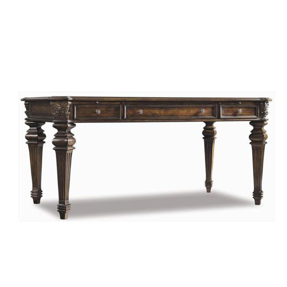 Hooker Furniture European Renaissance II Writing Desk in Dark Rich Brown, , large
