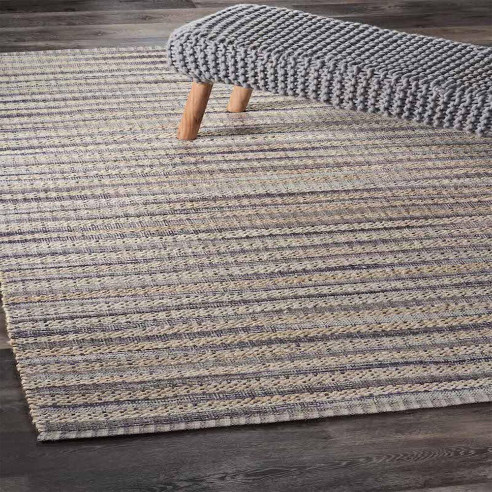 L&amp;R Resources Bleached Naturals 81435 7&#39;9&quot; x 9&#39;9&quot; Bleach and Gray Area Rug, , large