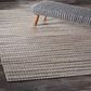 L&R Resources Bleached Naturals 81435 7"9" x 9"9" Bleach and Gray Area Rug, , large