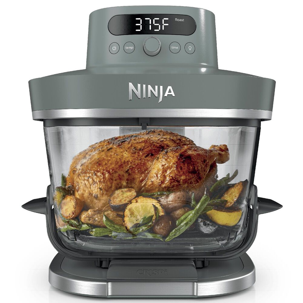 Ninja Crispi Pro 6-in-1 Countertop Glass Air Fryer in Ash Gray, , large