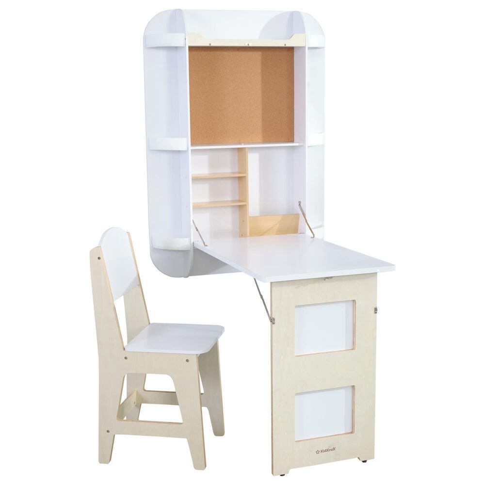 Kidkraft Arches Book Nook Tent with Shelves in White and Natural, , large
