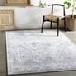 Surya Aisha AIS-2318 7"10" x 10"2" Charcoal, Gray, Off-White and Dark Blue Area Rug, , large