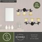Vaxcel Sierra 3-Light Bathroom Vanity in Black Walnut, , large