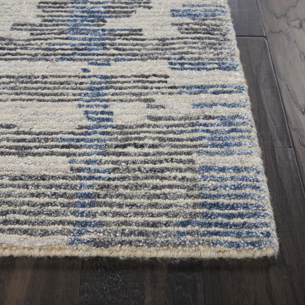 Nourison Ellora ELL01 9&#39;9&quot; x 13&#39;9&quot; Blue Area Rug, , large
