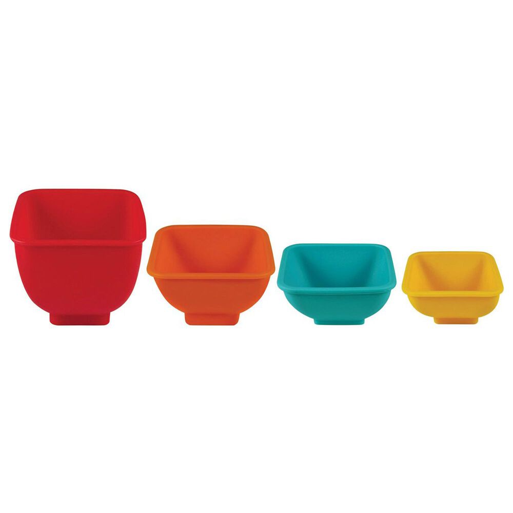 Mrs. Anderson&#39;s Flex and Pour Measuring Cup Set in Red, Orange, Yellow and Blue &#40;Set of 4&#41;, , large