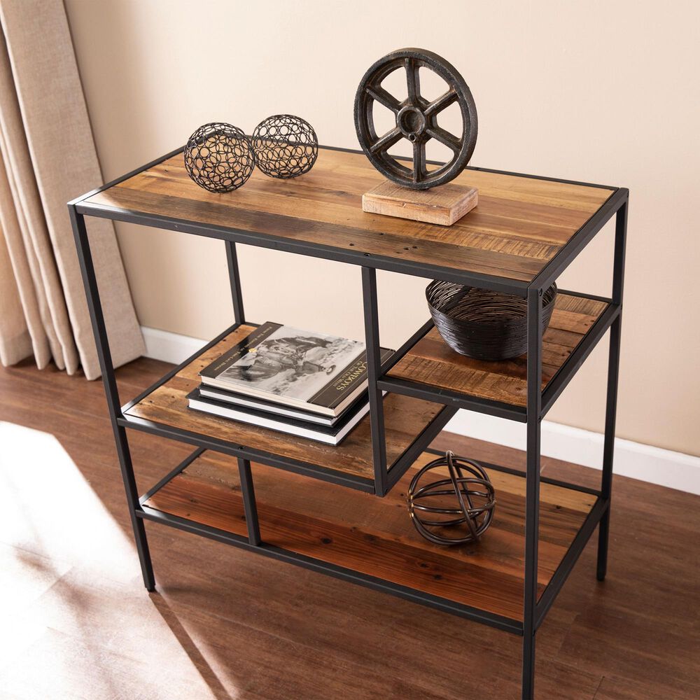 Southern Enterprises Mathry Shelf in Natural and Gray, , large