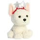 Aurora Holiday 8.5" Cheer Cassidy French Bulldog Plush in White and Black, , large