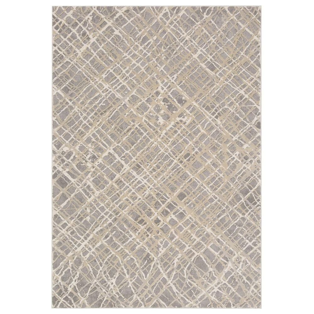 Surya Tibetan TBT-2316 5"3" x 7"6" Charcoal, Taupe and Khaki Area Rug, , large