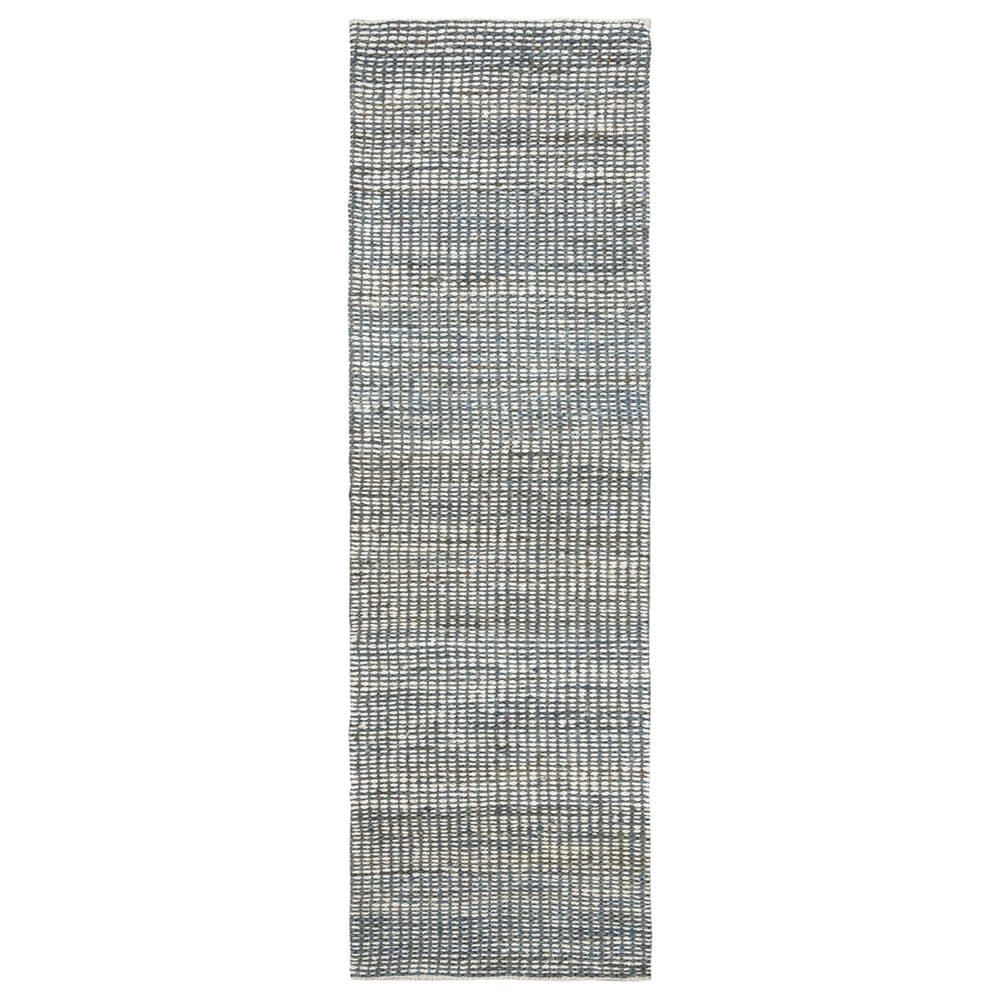 Safavieh Marbella 2"3" x 8" Blue and Ivory Runner, , large
