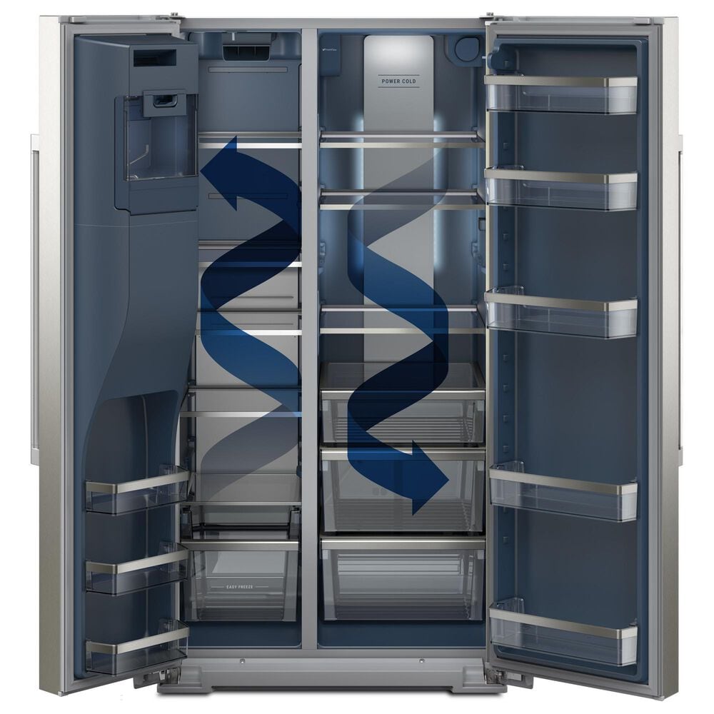 Maytag 20.8 Cu. Ft. Side-by-Side Refrigerator in Stainless Steel, , large