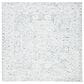 Safavieh Micro-Loop Oriental 7" Square Charcoal and Ivory Area Rug, , large