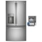 GE Profile 2-Piece Kitchen Package with 27.7 Cu. Ft. French-Door Refrigerator and Opal 2.0 Nugget Ice Maker in Stainless Steel, , large