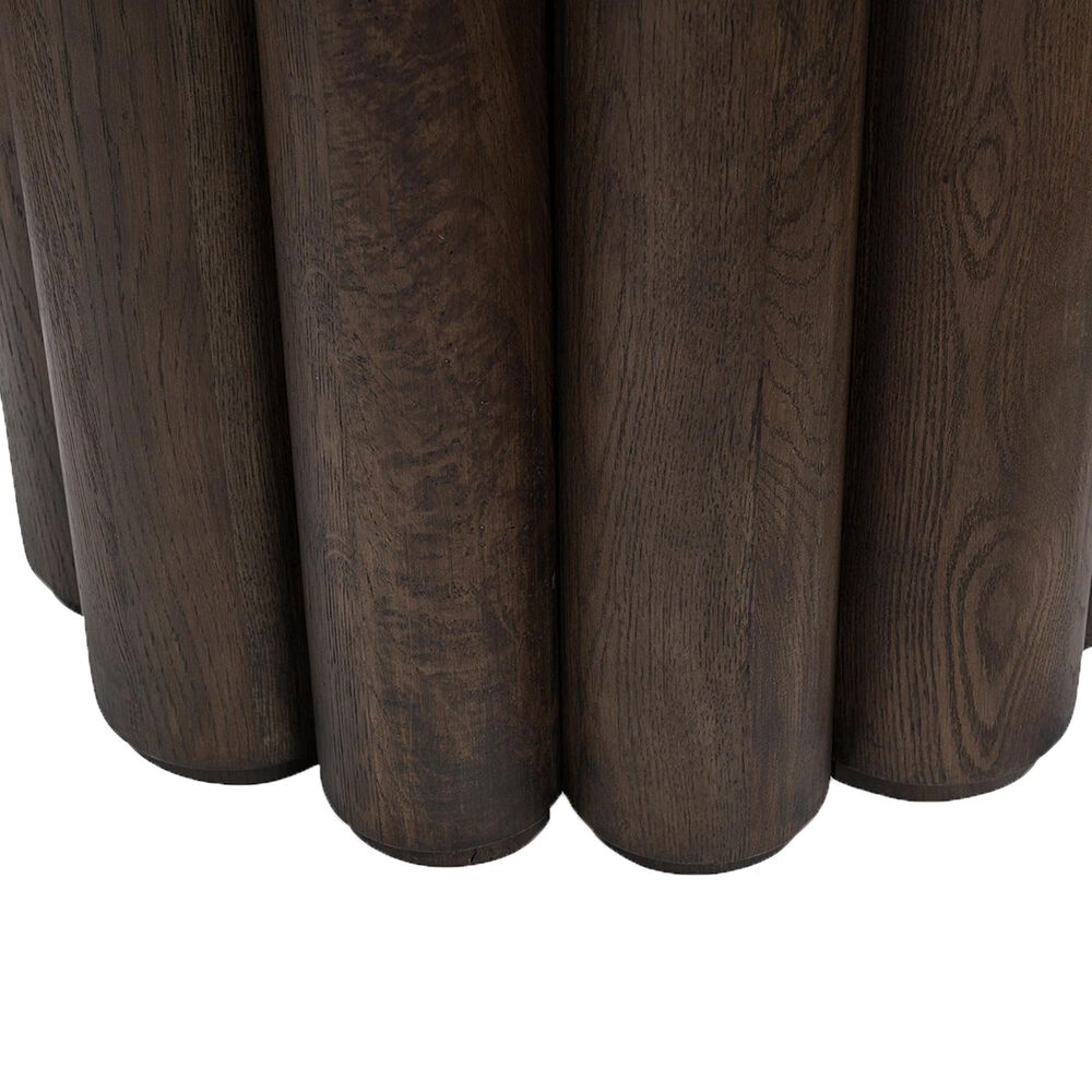 Classic Home Tiber Dining Table Base in Toasted Brown, , large