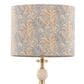 LumiSource Cone Travertine Table Lamp with Tan Leaf Shade in Gold (Set of 2), , large