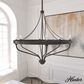 Hunter Merlin 6-Light Chandelier in Noble Bronze, , large