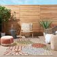 Nourison Aloha ALH05 9" x 12" Ivory and Multicolor Indoor/Outdoor Area Rug, , large