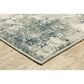 Oriental Weavers Branson Galaxy 1"10" x 7"3" Beige and Blue Runner, , large