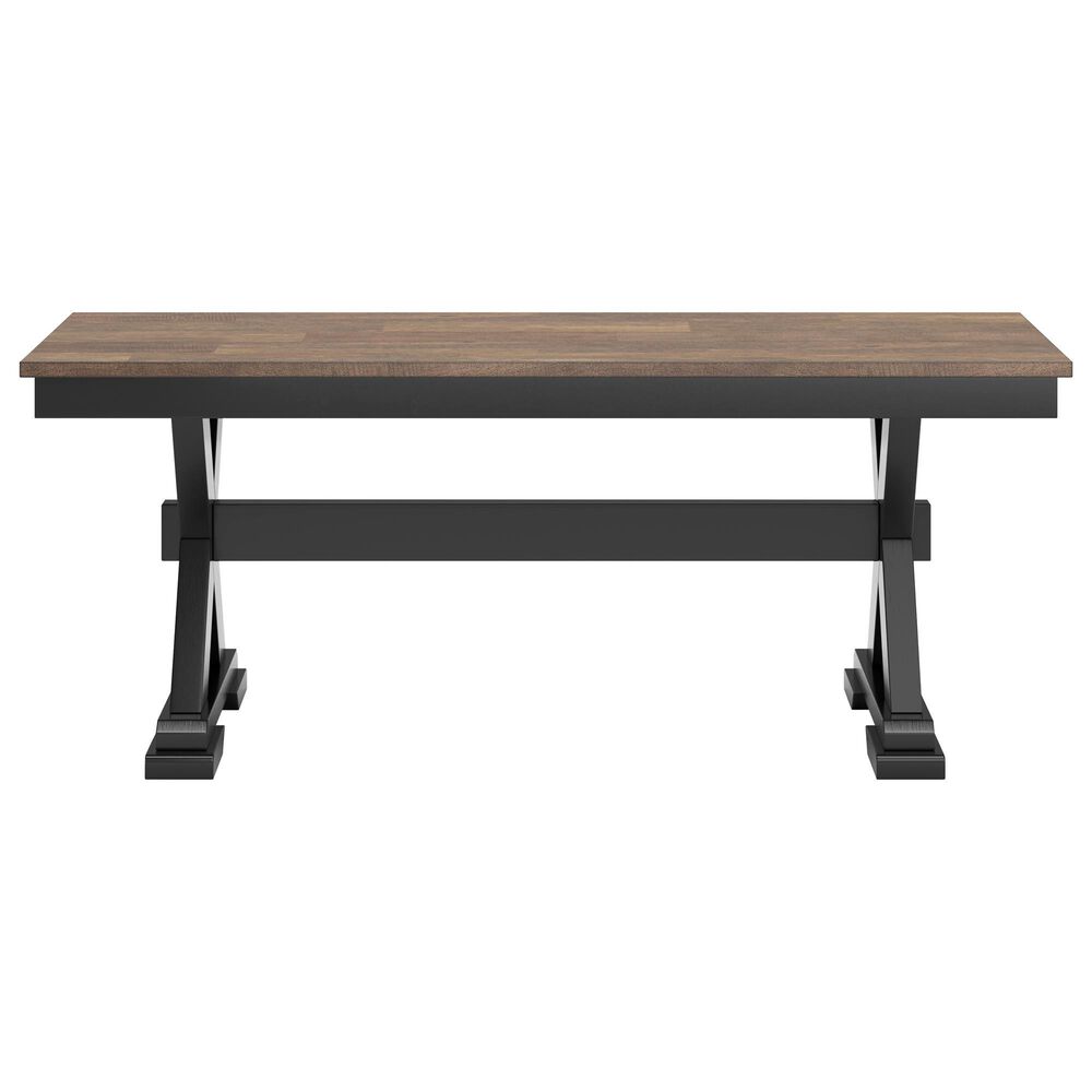 Ashley Wildenauer Dining Bench in Brown and Black, , large