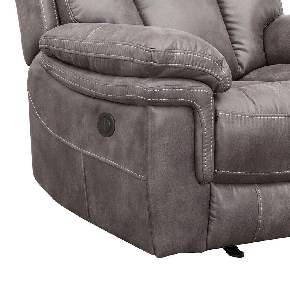 Blue River Estelle 2-Piece Power Reclining Sofa Set in Gunmetal, , large