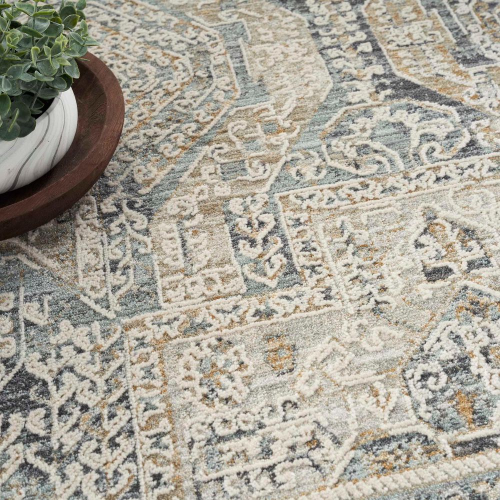 Nourison Lynx 12&#39; x 15&#39;9&quot; Ivory and Charcoal Area Rug, , large
