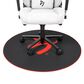 Arozzi Zona Desk Chair Mat in Black and Red, , large
