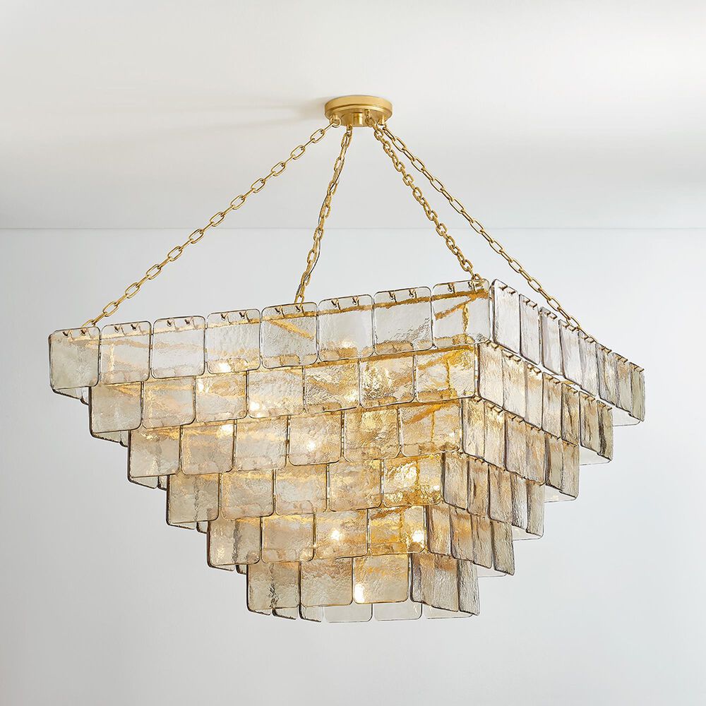 Corbett Lighting Regal 29-Light Chandelier in Vintage Gold Leaf, , large