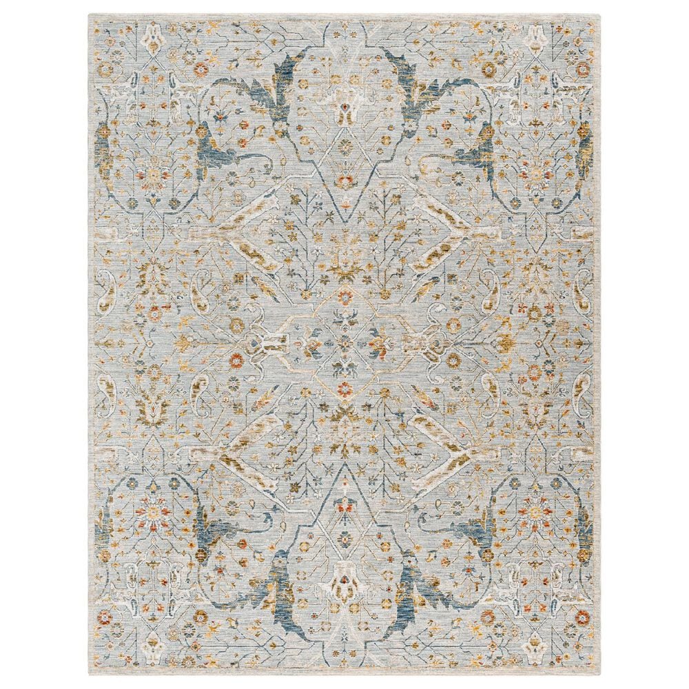 Surya Reina Denim, Light Gray, Cream, Tan, Mustard, Olive and Rust 10&#39; x 13&#39;11&quot; Area Rug, , large