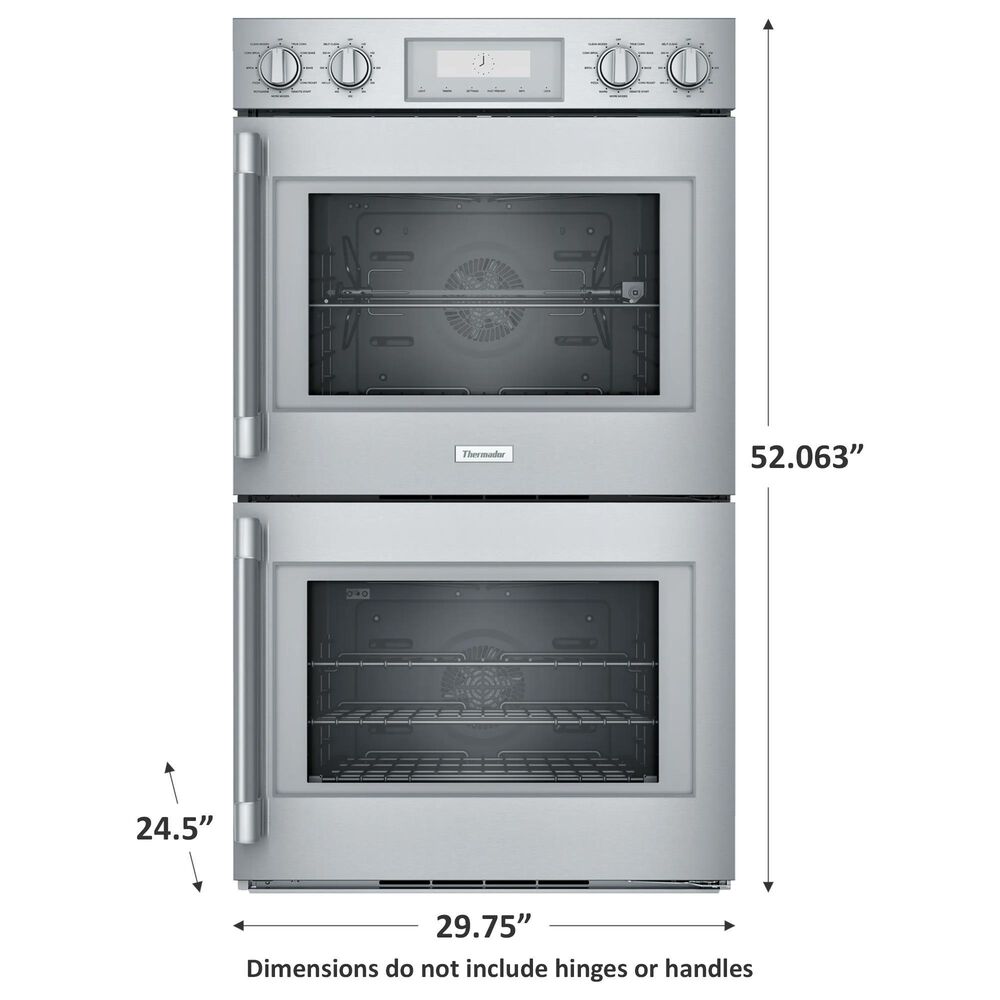 Thermador 30&quot; Professional Double Wall Oven with Right Side Opening Door in Stainless Steel, , large
