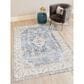 Amer Rugs Century 3"11" x 5"11" Indigo Blue and Ivory Area Rug, , large