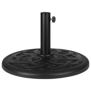 Flash Furniture Kona Umbrella Base in Black, , large