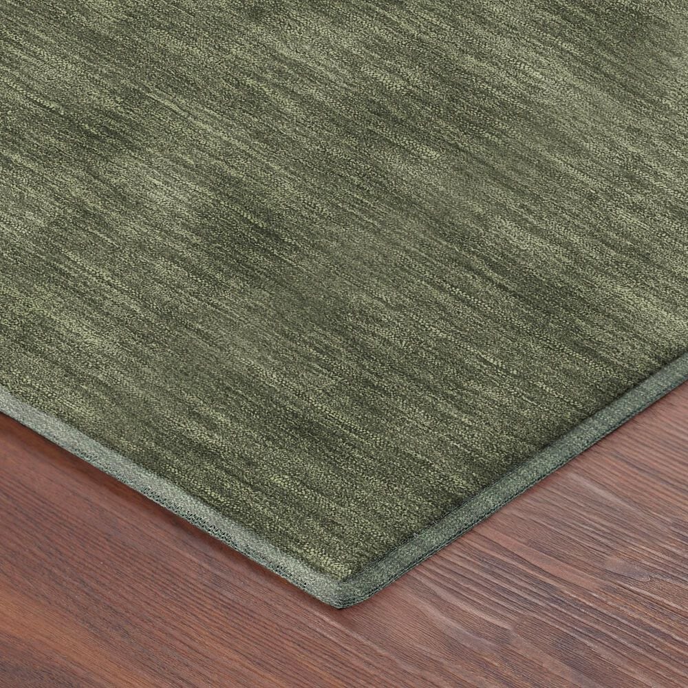 Dalyn Rug Company Soft Essentials Solid Olive 2'6" x 3'10" Area Rug, , large