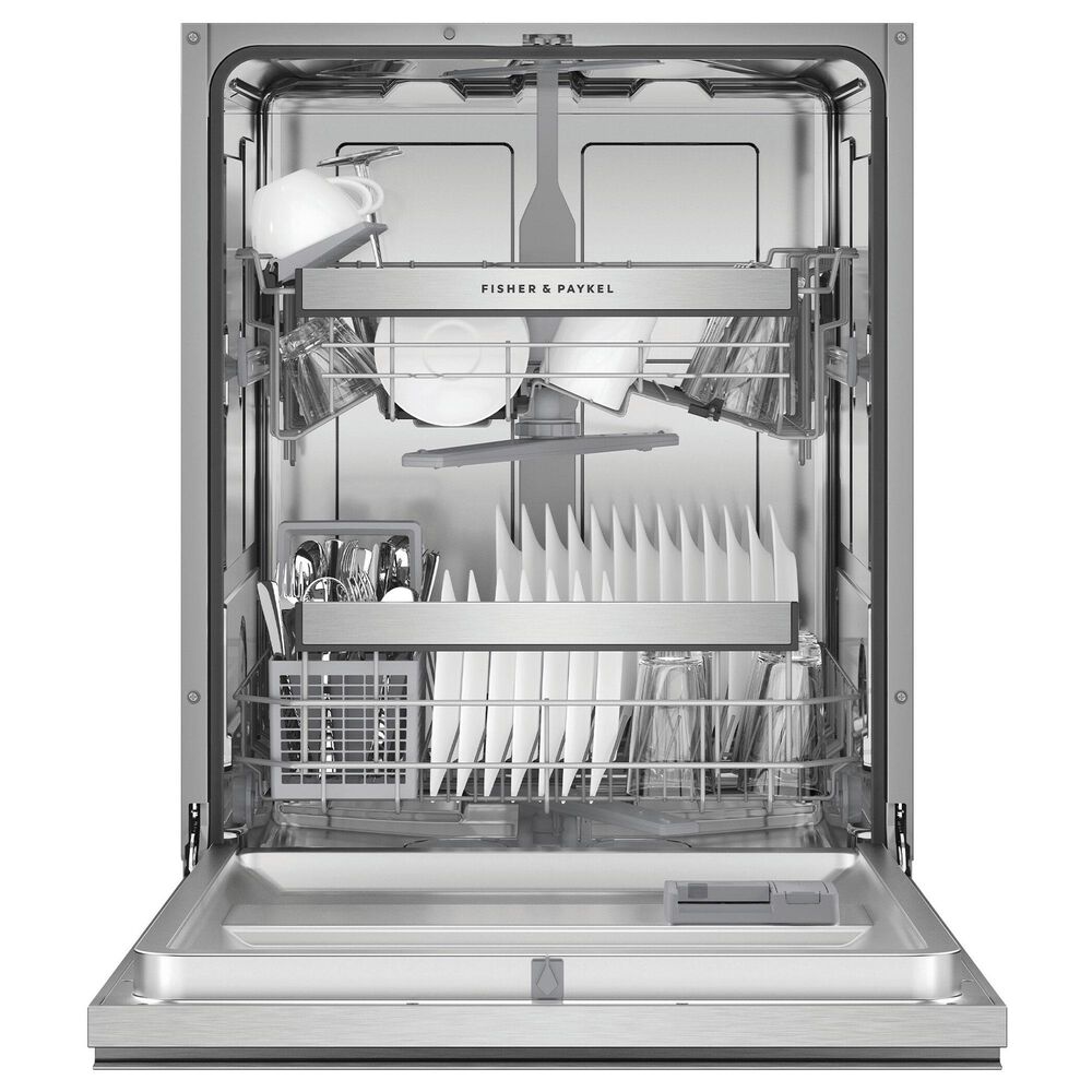 Fisher &amp; Paykel 24&quot; Built-In Pocket Handle Dishwasher in Stainless Steel, , large