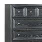 Furniture of America Hatton Cross 5 Drawer Chest in Weathered Black, , large