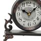Maple and Jade 7" x 7" Table Clock in Black and White (Set of 2), , large