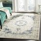 Safavieh Evoke EVK220C-4 4" x 6" Ivory/Blue Area Rug, , large