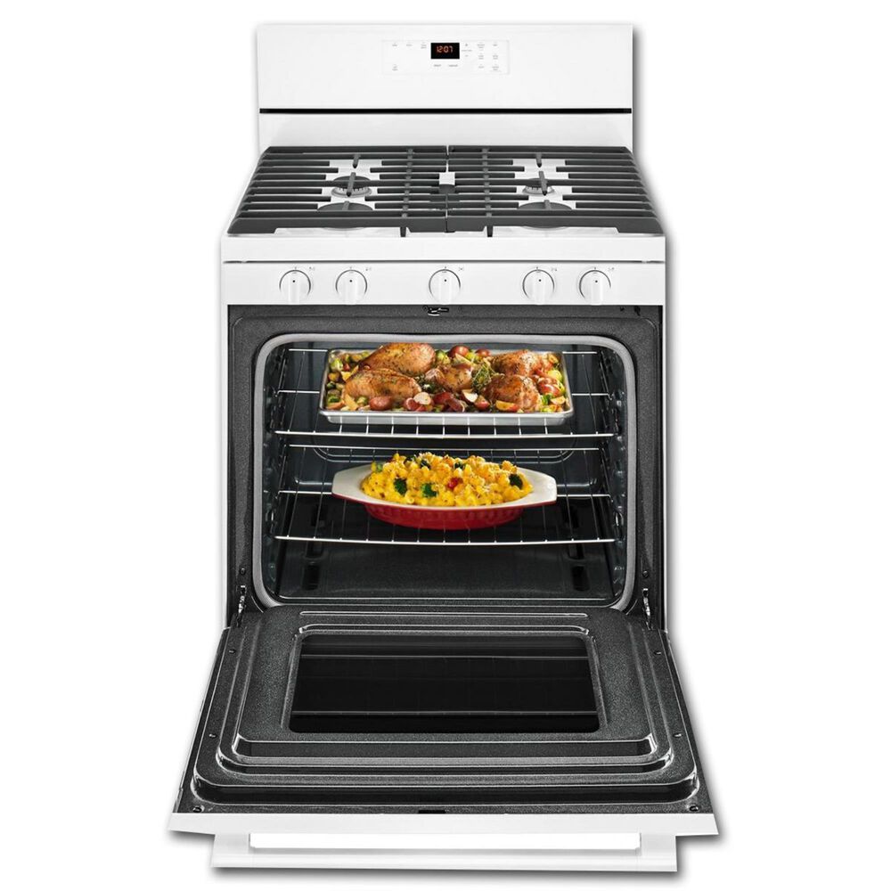 Maytag 30" Gas Range in White Nebraska Furniture Mart