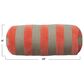 Teak Interiors Happy House 18" x 8" Bolster Throw Pillow in Pink and Natural, , large