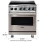 Viking Range 30" Induction Range with 4 Elements in Pacific Gray, , large