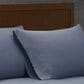 Pem America London Fog Garment Wash 4-Piece King Sheet Set in Blue, , large