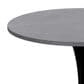 Leisuremod Verve 36" Round Bar Height Dining Table with Sintered Stone Top in Black and Grey - Table Only, , large