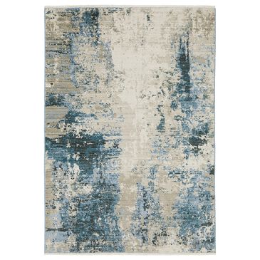 Oriental Weavers Bauer Abstract 2"3" x 7"6" Blue Runner, , large