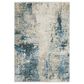 Oriental Weavers Bauer Abstract 2"3" x 7"6" Blue Runner, , large