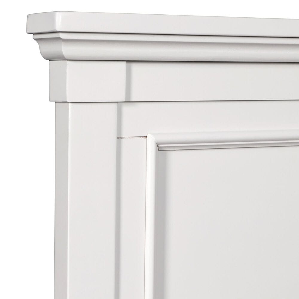 New Heritage Design Tamarack Full Panel Bed in White, , large