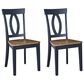 Ashley Landocken Dining Chair in Brown and Blue (Set of 2), , large