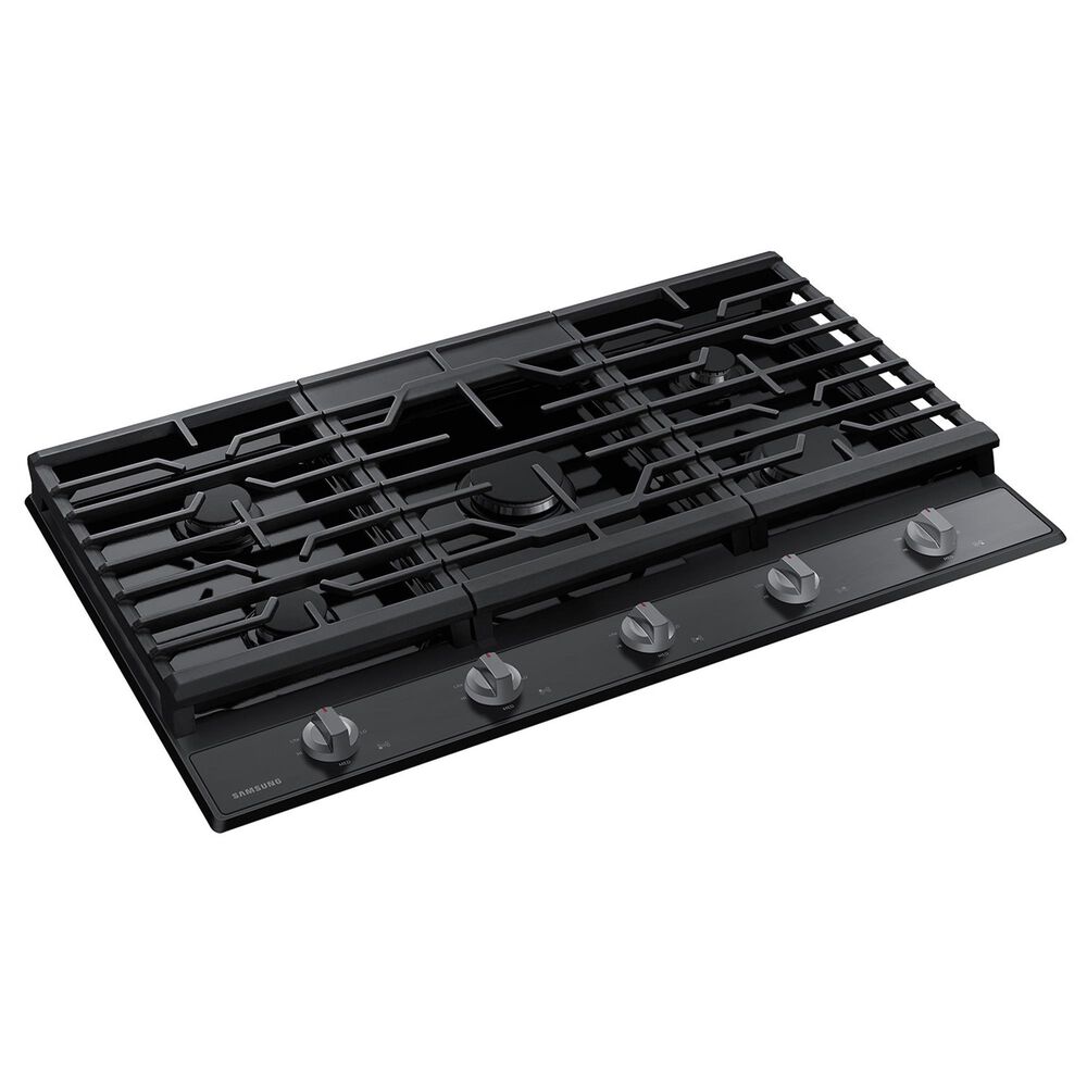 Samsung 36&quot; Gas Cooktop 5 Burner in Black Stainless Steel, , large